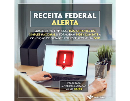 Receita Federal alerta sobre inconsistências na GFIP